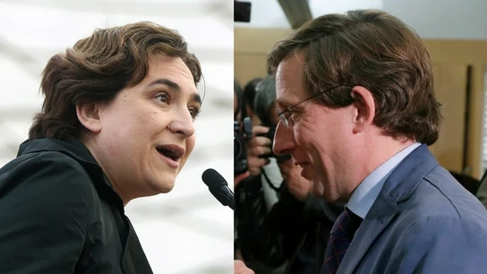 Ada Colau y Martínez Almeida Ada Colau y Martínez Almeida