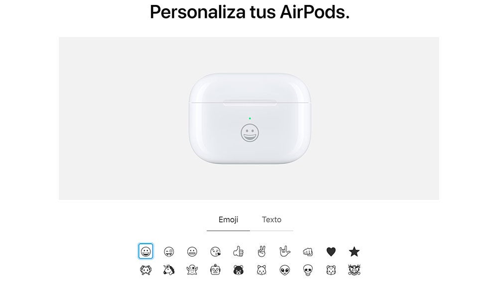 Personalizando los AirPods
