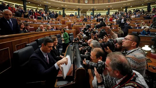 Pedro Sánchez en el Congreso Pedro Sánchez en el Congreso