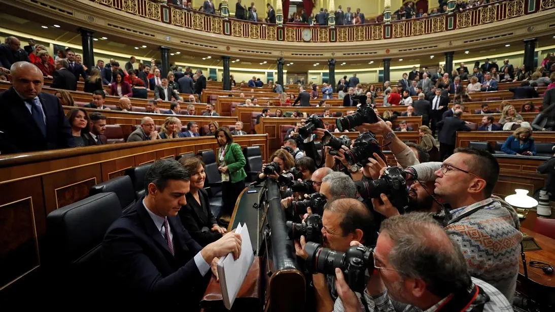 Pedro Sánchez en el Congreso