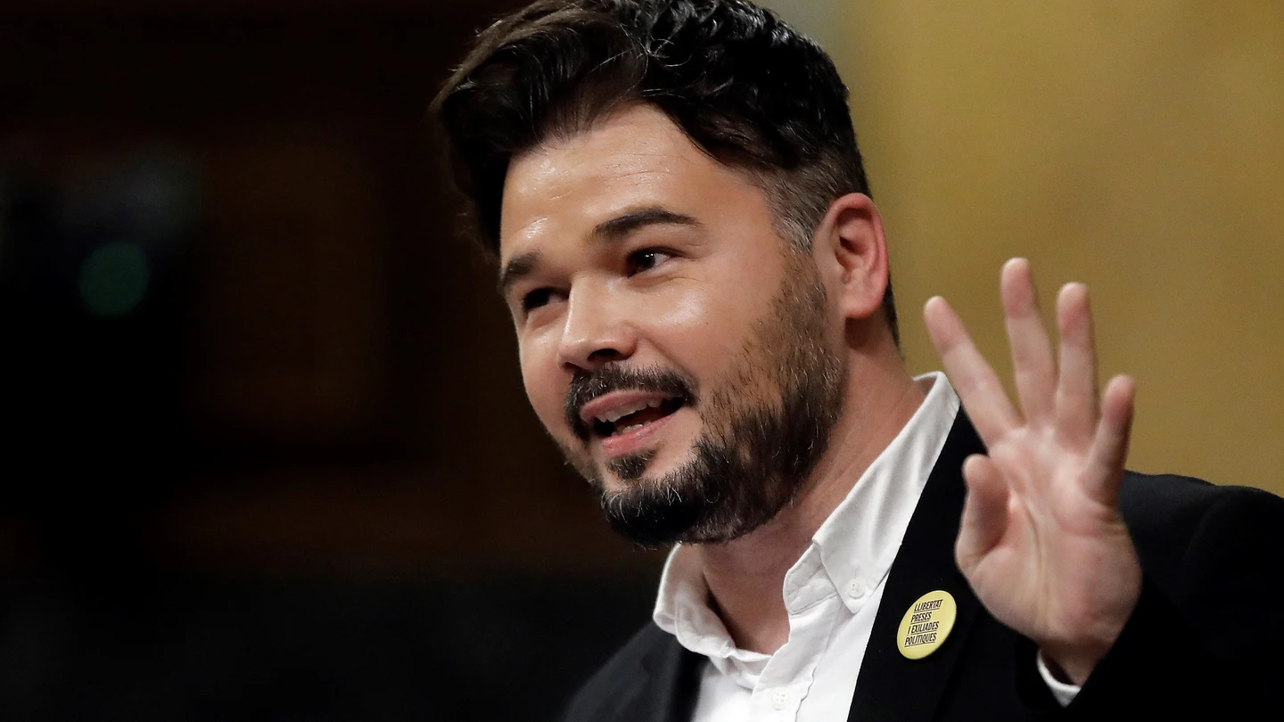 El portavoz de ERC, Gabriel Rufián El portavoz de ERC, Gabriel Rufián
