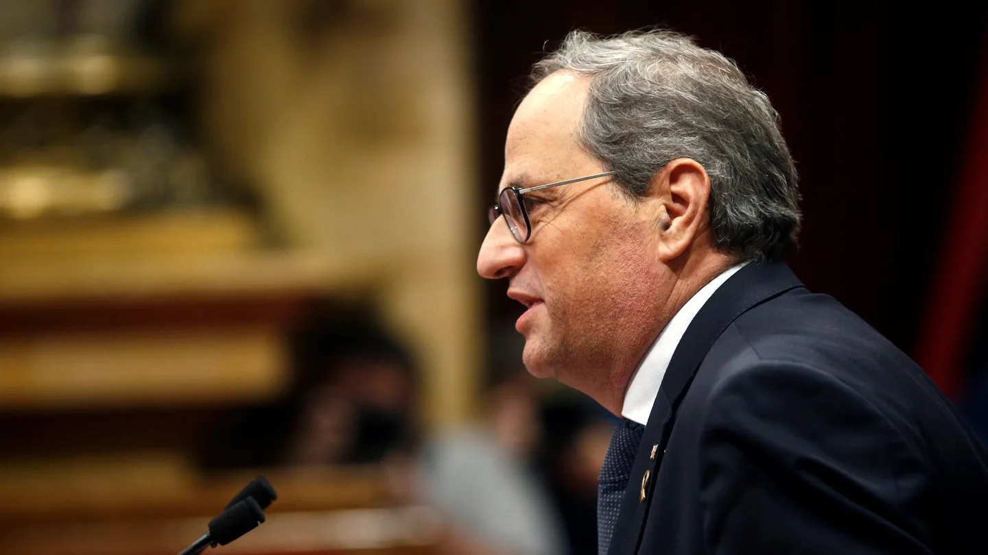 El presidente de la Generalitat, Quim Torra El presidente de la Generalitat, Quim Torra