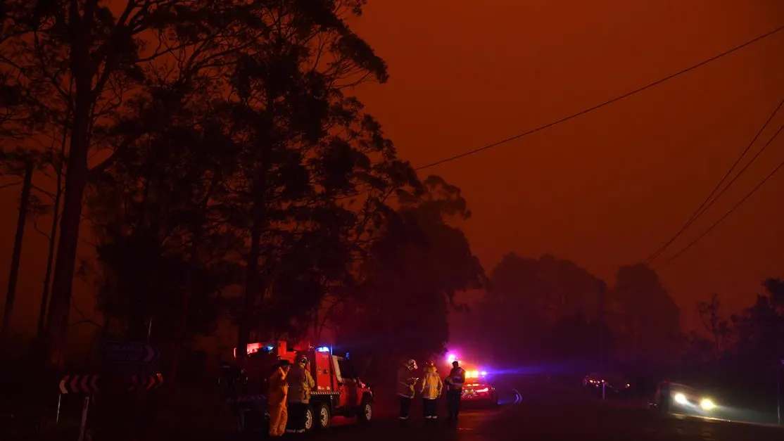 Imagen de los incendios en Australia