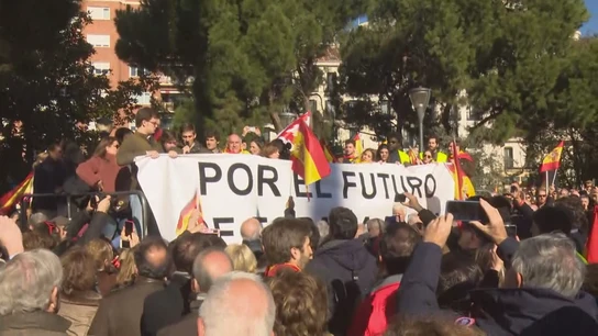 Manifestación por la unidad de España en Colón Manifestación por la unidad de España en Colón