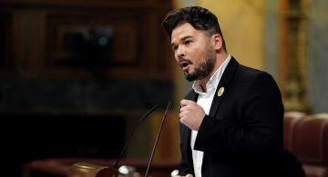 Gabriel Rufián (ERC) en el Congreso de los Diputados