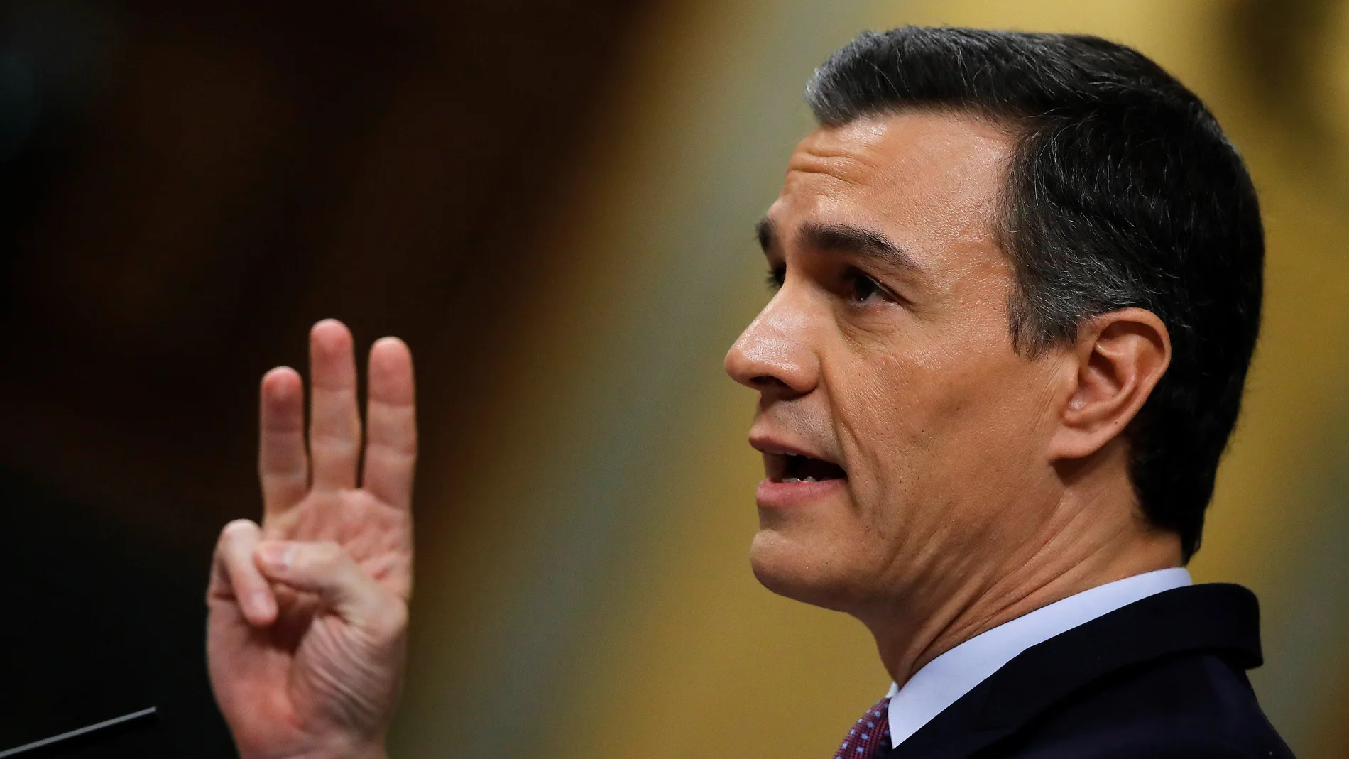 El candidato a la Presidencia del Gobierno, Pedro Sánchez