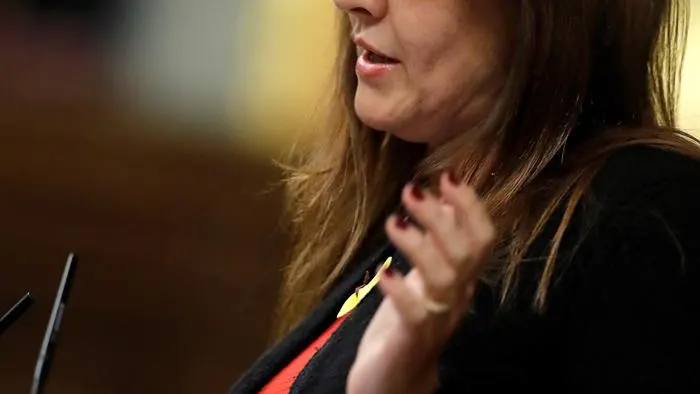 Laura Borrás, presidenta del Parlament catalán