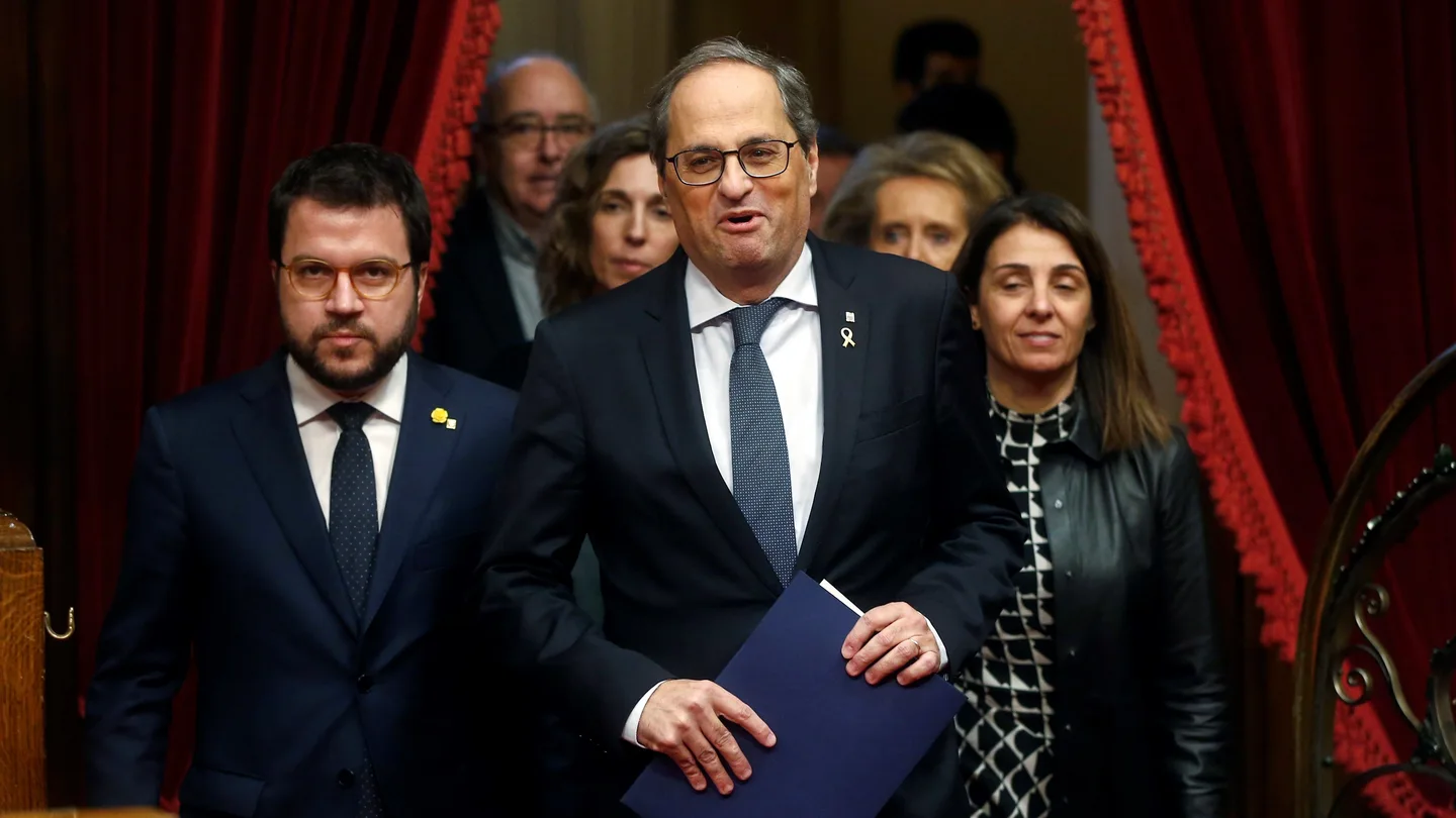 El presidente de la Generalitat de Catdaluña, Quim Torra El presidente de la Generalitat de Catdaluña, Quim Torra