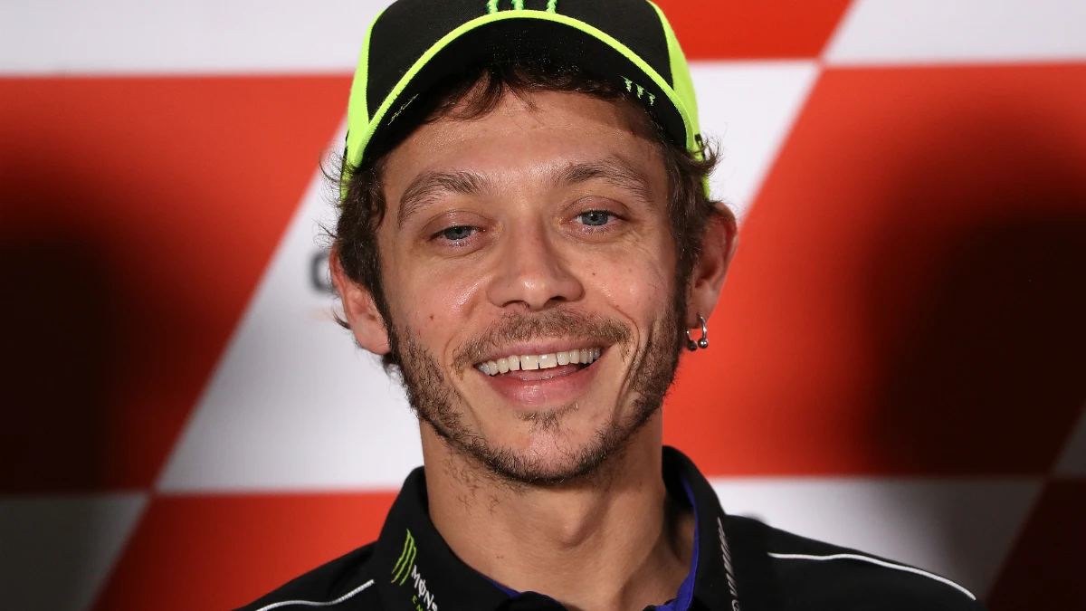 Valentino Rossi, sonriente