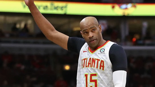 Vince Carter, en un partido con los Hawks Vince Carter, en un partido con los Hawks