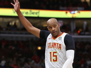 Vince Carter, en un partido con los Hawks Vince Carter, en un partido con los Hawks