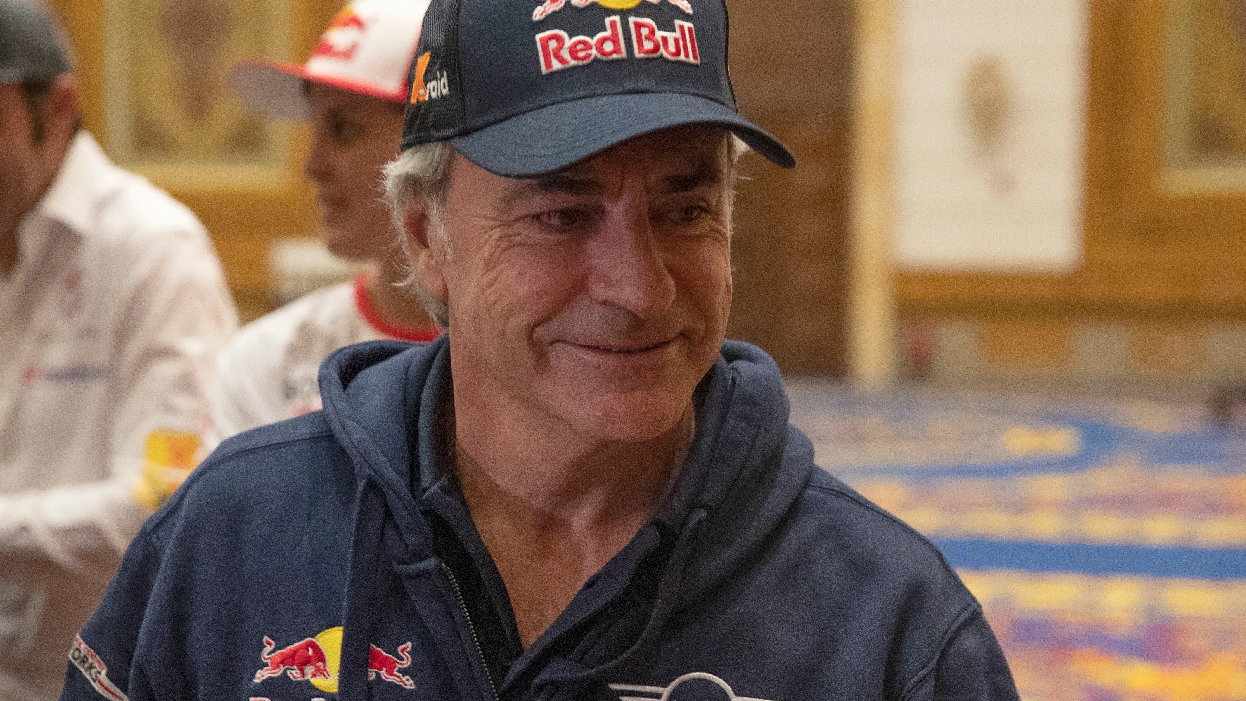 Carlos Sainz, durante el Dakar 2020