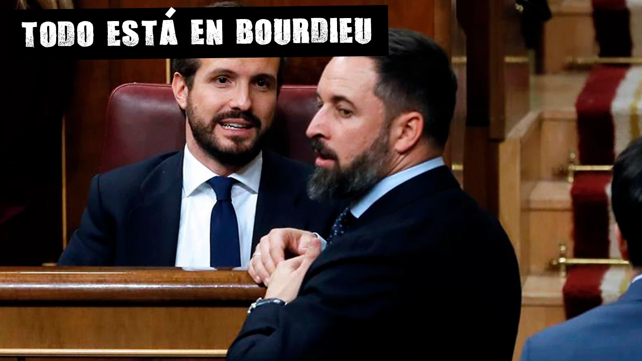 Pablo Casado, con Santiago Abascal