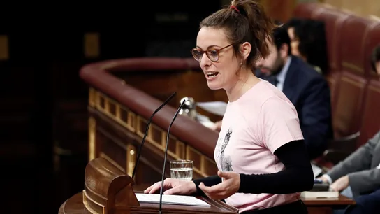 La portavoz de la CUP, Mireia Vehí Debate de investidura