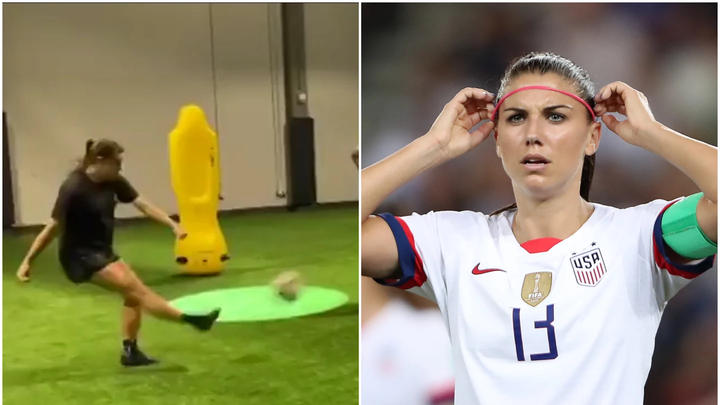 Alex Morgan, entrenándose embarazada Alex Morgan, entrenándose embarazada