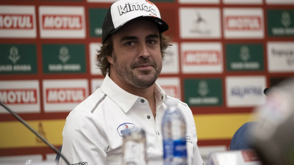 Fernando Alonso, en el Dakar