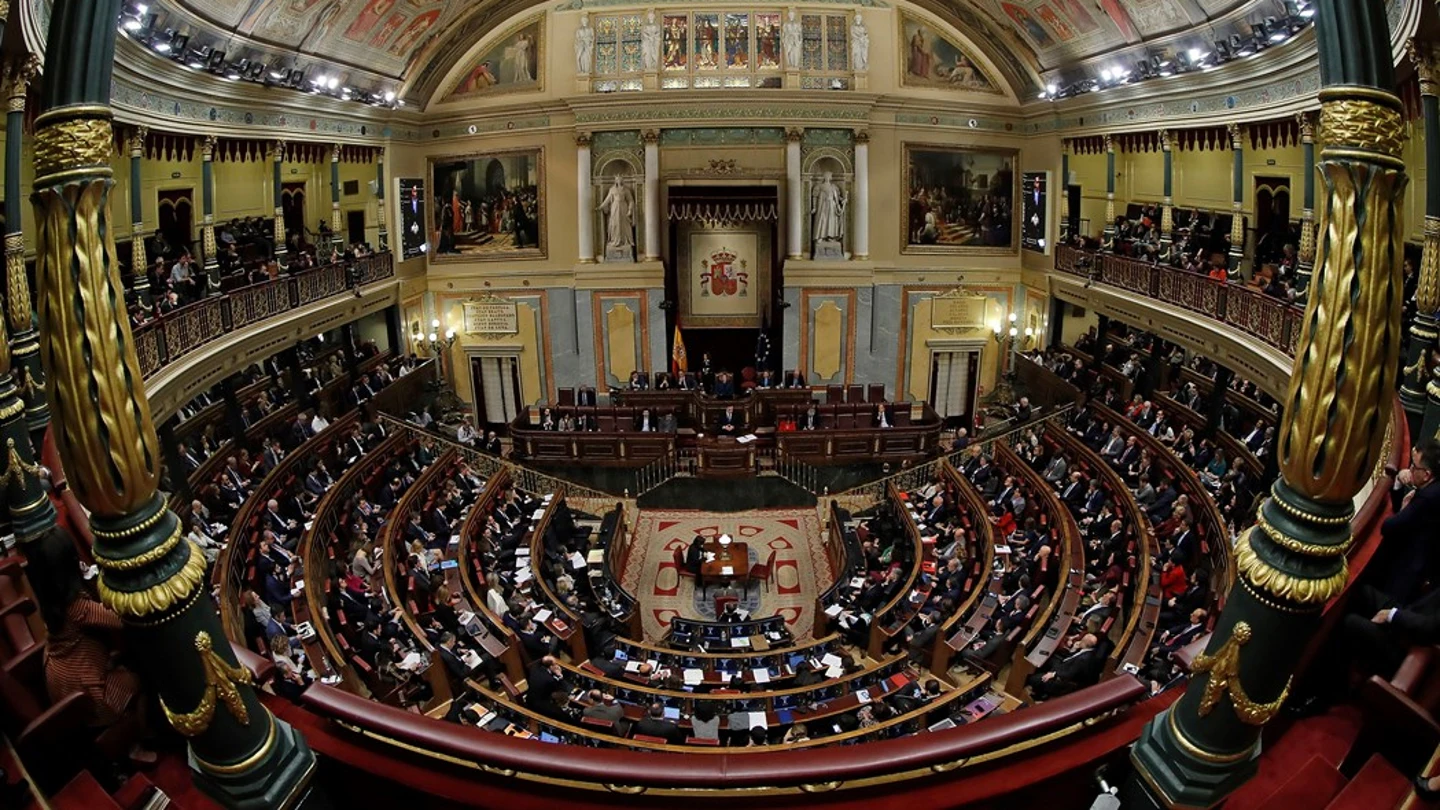Imagen del interior del hemiciclo del Congreso Imagen del interior del hemiciclo del Congreso