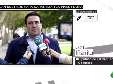 El diputado de Bildu Jon Iñárritu confirma un "plan 'anti-tamayazo'" para garantizar la investidura de Sánchez El diputado de Bildu Jon Iñárritu confirma un "plan 'anti-tamayazo'" para garantizar la investidura de Sánchez