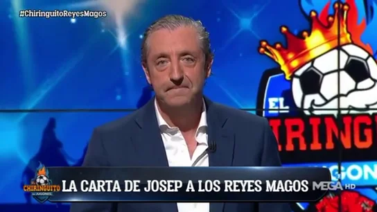 La sentida carta de Josep Pedrerol a los Reyes Magos en 'El Chiringuito': "Hemos sido buenos" La sentida carta de Josep Pedrerol a los Reyes Magos en 'El Chiringuito': "Hemos sido buenos"