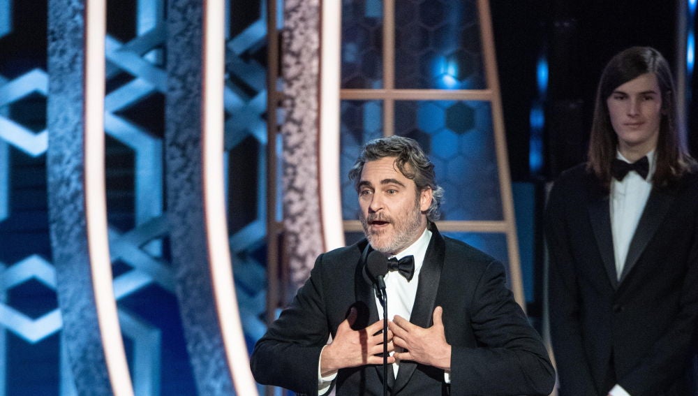 Joaquin Phoenix, en los Globos de Oro 2020
