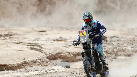 Adrien van Beveren, en una etapa del Dakar Adrien van Beveren, en una etapa del Dakar