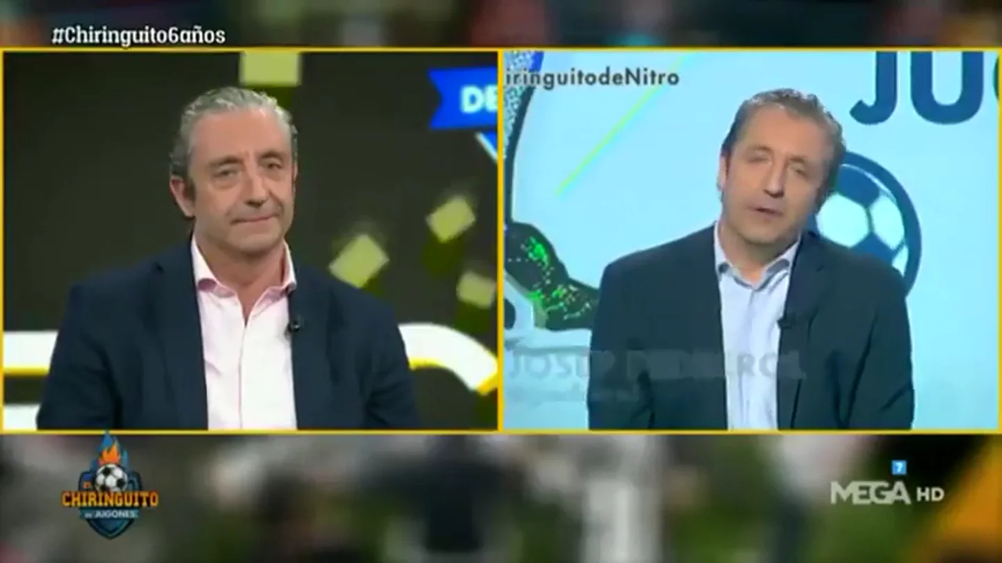 Josep Pedrerol alucina en 'El Chiringuito' tras ver su cambio en estos seis años: "Uff... casi mejor ahora, ¿no?" Josep Pedrerol alucina en 'El Chiringuito' tras ver su cambio en estos seis años: "Uff... casi mejor ahora, ¿no?"