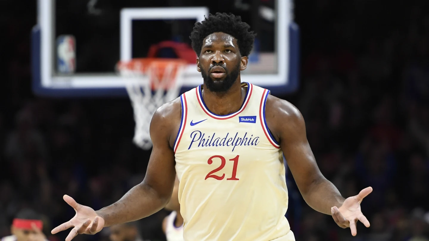 Joel Embiid, en un partido Joel Embiid, en un partido