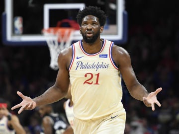 Joel Embiid, en un partido Joel Embiid, en un partido