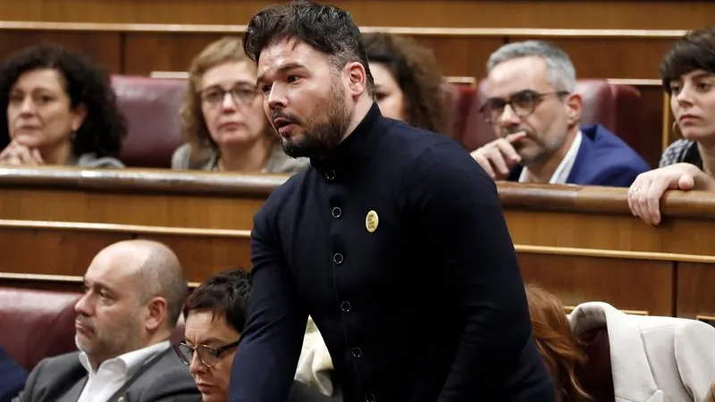 El diputado de ERC, Gabriel Rufián