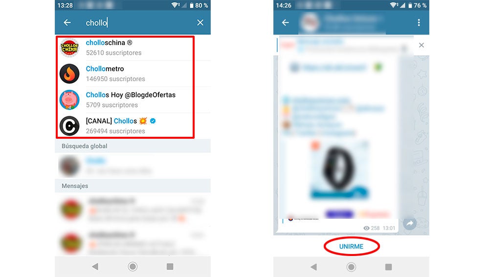 Buscando chollos en Telegram