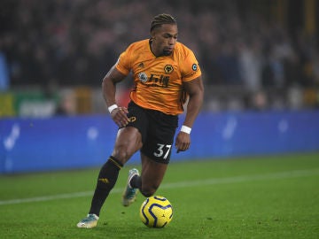 Adama Traoré, con el Wolves Adama Traoré, con el Wolves