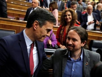 Pedro Sánchez y Pablo Iglesias (Archivo) Pedro Sánchez y Pablo Iglesias (Archivo)