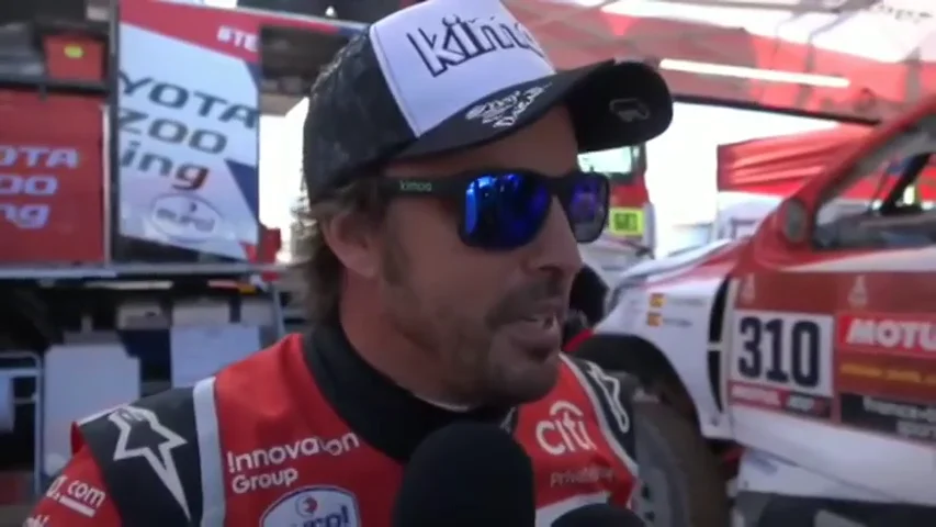 Fernando Alonso, tras la tercera etapa del rally Dakar: "Es una sensación increíble estar en el Top 5"