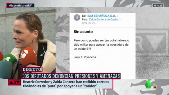 El hombre que insult&oacute; a Zaida Cantera (PSOE) pide disculpas: "Fue un calent&oacute;n, utilic&eacute; t&eacute;rminos inaceptables"