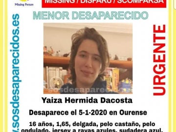 Joven desaparecida en Ourense Joven desaparecida en Ourense