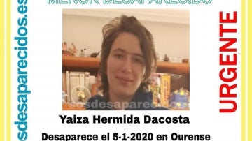 Joven desaparecida en Ourense