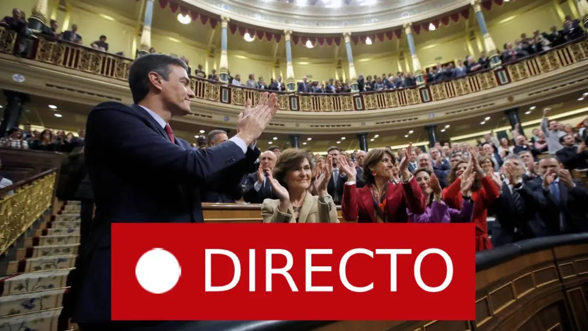 Investidura: Pedro Sánchez presidente del Gobierno, en directo | Última hora de la investidura