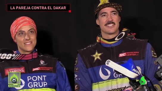 En el Dakar un motorista arroya a su compañera En el Dakar un motorista arroya a su compañera