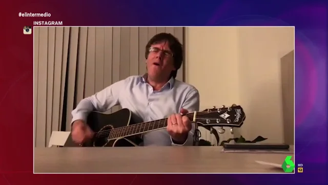 El vídeo que demuestra el verdadero talento de Puigdemont: "¡Qué lástima! Podría haber representado a España en Eurovisión"