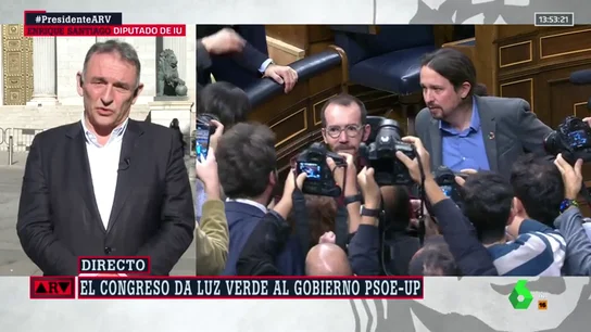 Enrique Santiago (UP): "Ha sido muy difícil llegar hasta aquí con las cloacas esparciendo porquería" Enrique Santiago (UP): "Ha sido muy difícil llegar hasta aquí con las cloacas esparciendo porquería"