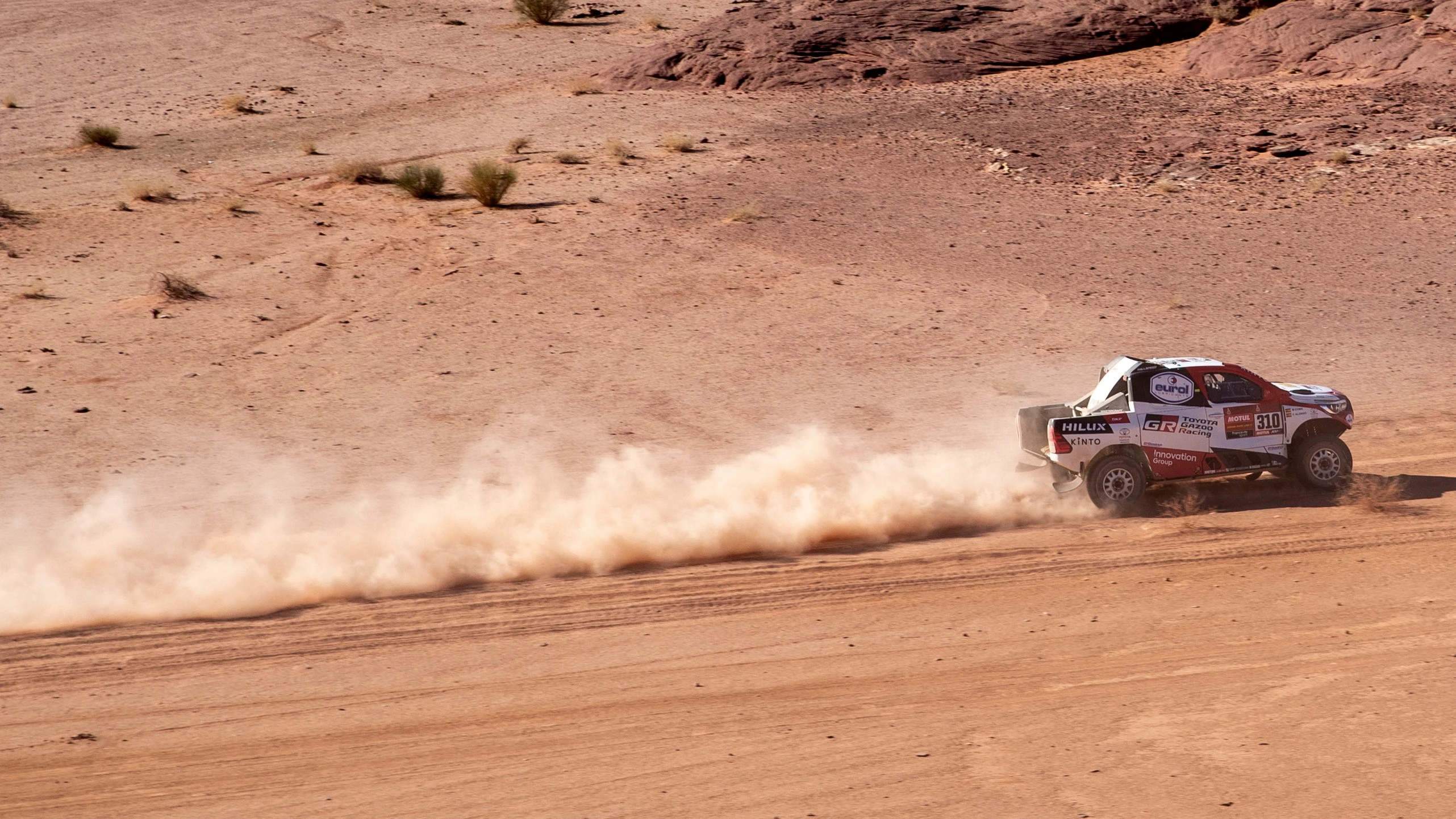 Fernando Alonso en el Dakar