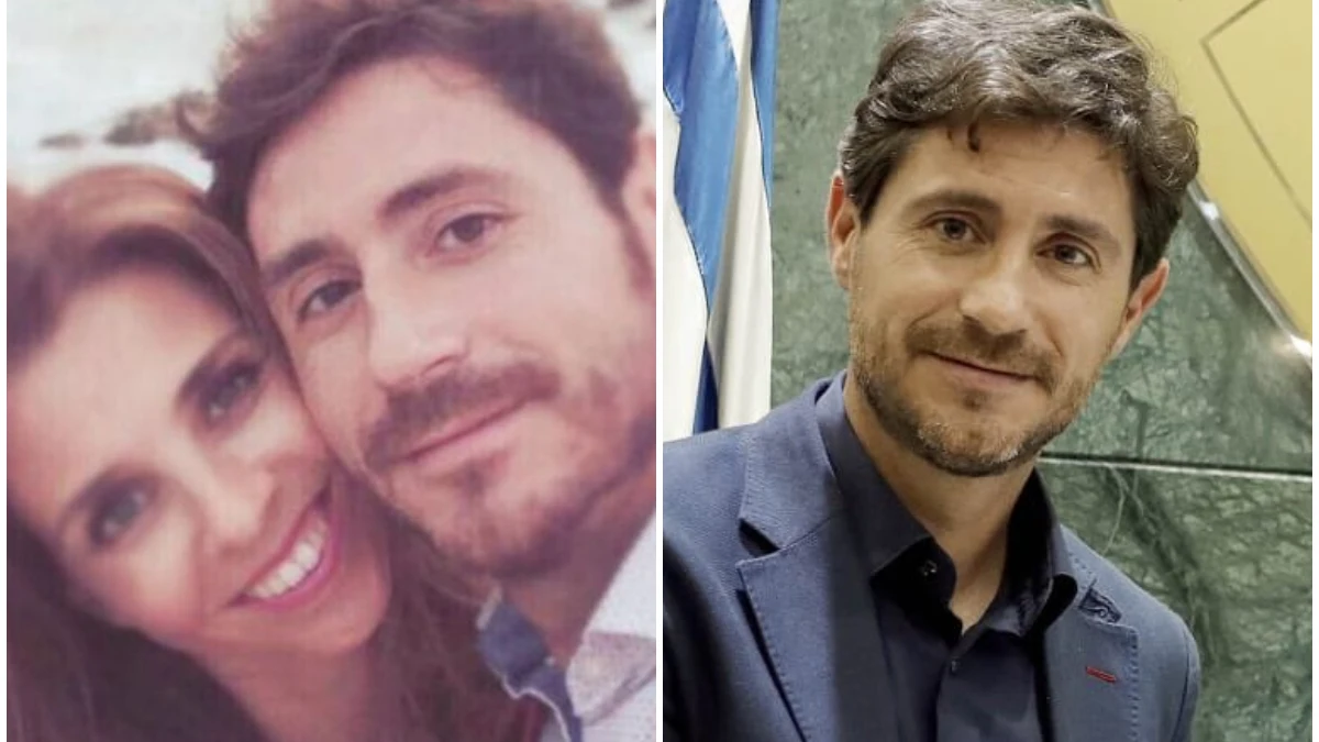 Víctor Sánchez del Amo, con su mujer