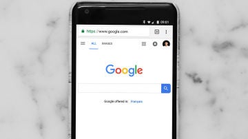 Google en un smartphone