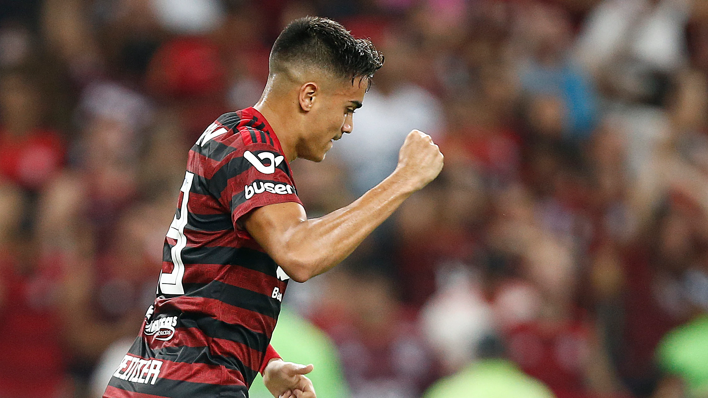 Reinier Jesus, en un partido del Flamengo.