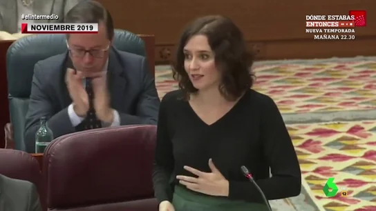 La Hemeroteca pone contra las cuerdas la defensa del PP al veto parental: así lo criticaba Ayuso frente a Monasterio La Hemeroteca pone contra las cuerdas la defensa del PP al veto parental: así lo criticaba Ayuso frente a Monasterio