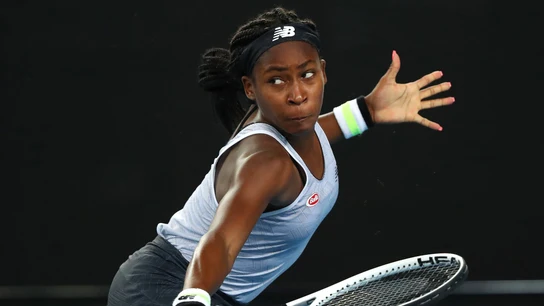 Coco Gauff, en el Australia Open. Coco Gauff, en el Australia Open.