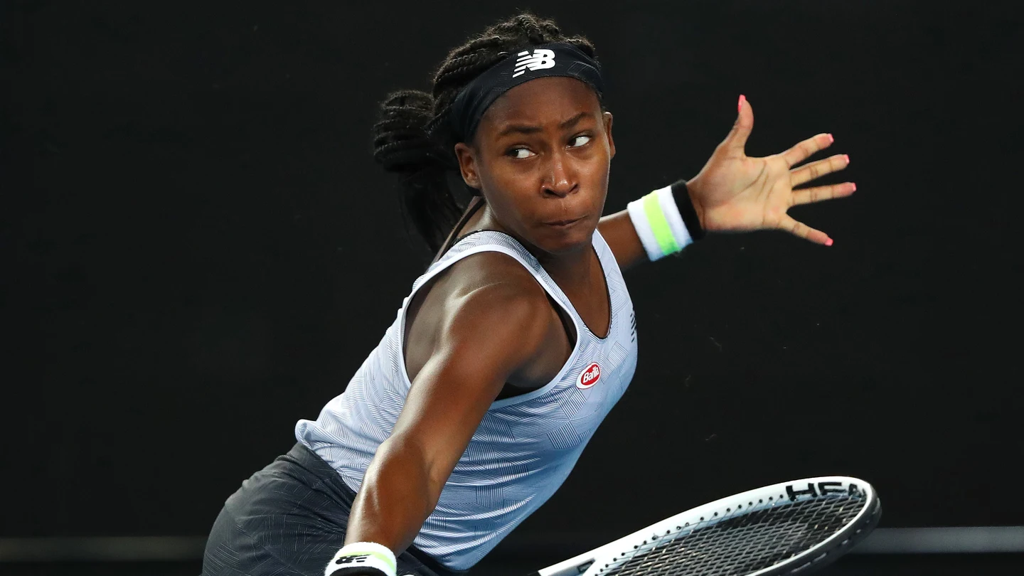 Coco Gauff, en el Australia Open. Coco Gauff, en el Australia Open.