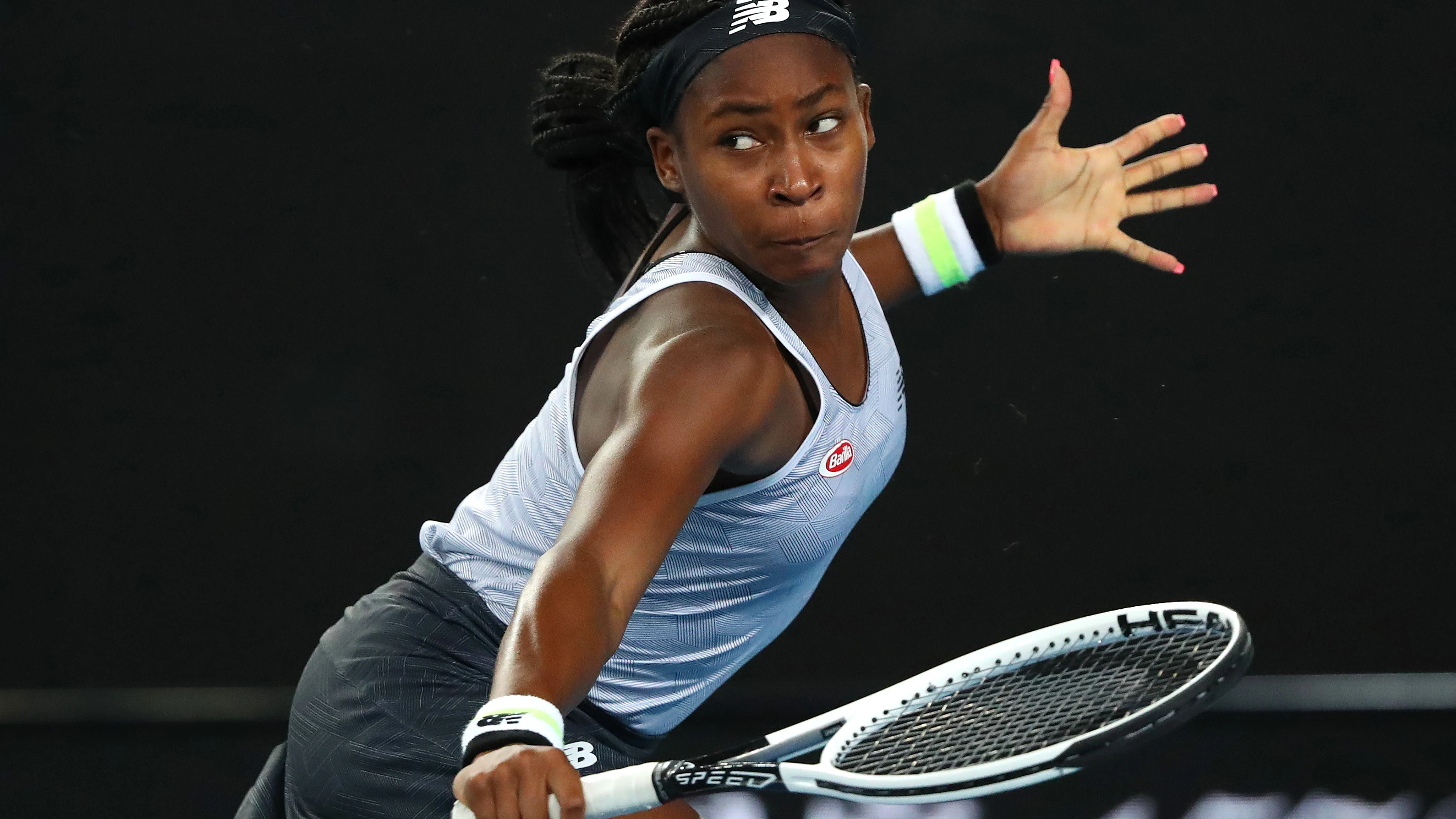 Coco Gauff, en el Australia Open.