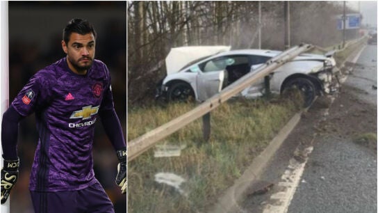 Sergio Romero sufre un accidente de tr&aacute;fico