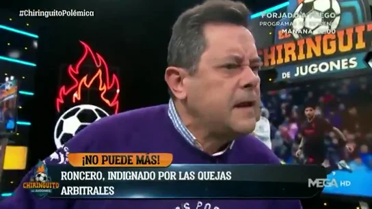 Tomás Roncero explota contra Monchi: "Como somos el Real Madrid somos los peores, los ricos, los del poder..." Tomás Roncero explota contra Monchi: "Como somos el Real Madrid somos los peores, los ricos, los del poder..."